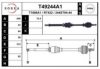 EAI T49244A1 Drive Shaft